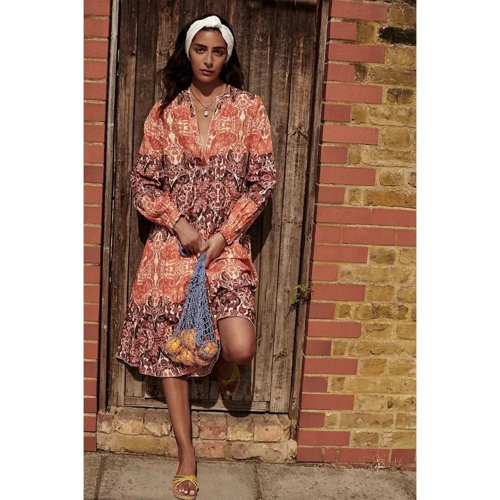 Anthropologie Elayna Midi Dress
